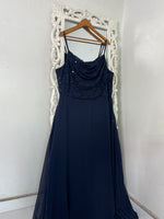 Load image into Gallery viewer, Sequin Cowl Neck Dress-Bust 44
