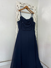 Sequin Cowl Neck Dress-Bust 44