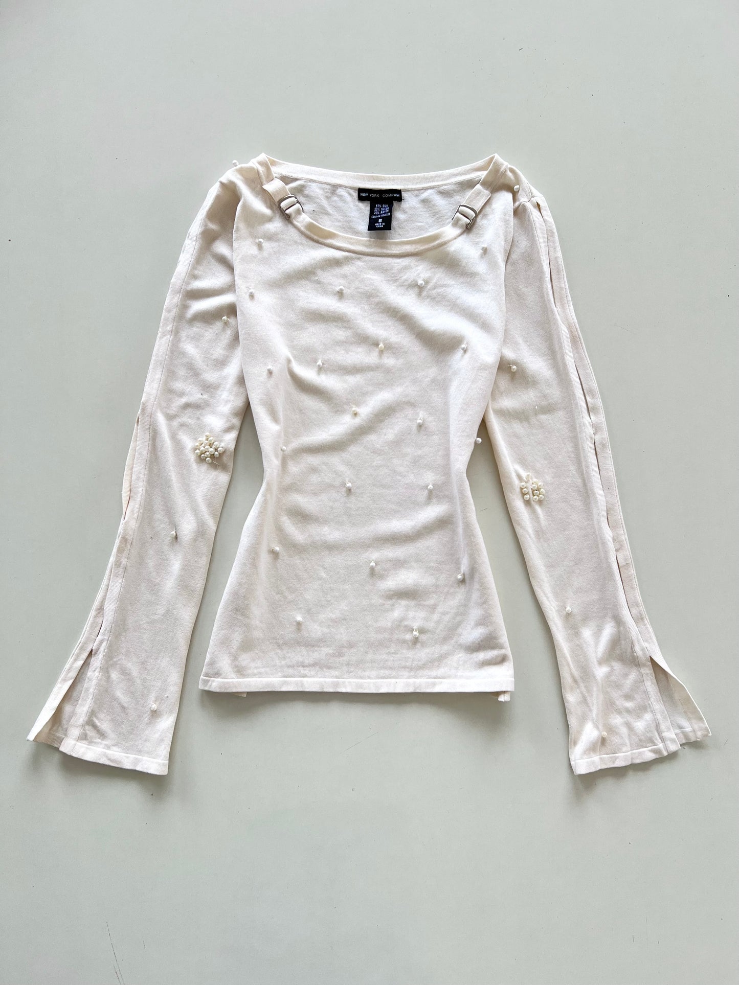 New York & Company 57% Silk Top-Bust 38 to 40