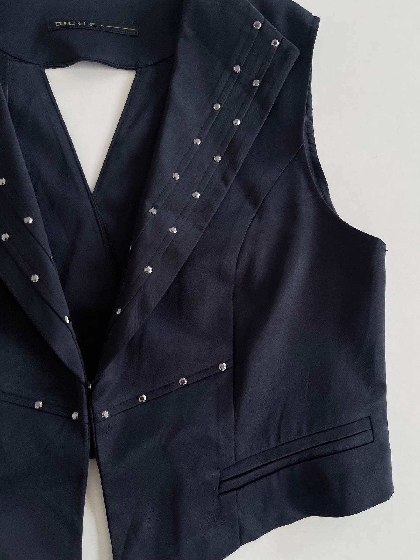 Diche Studded Vintage Waistcoat-Bust 40