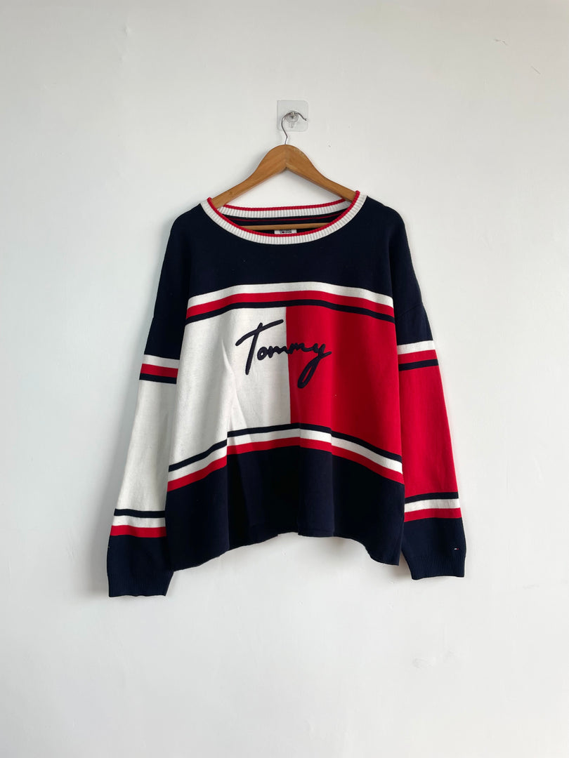 Vintage Tommy Hilfiger Cotton Pullover-Chest 54