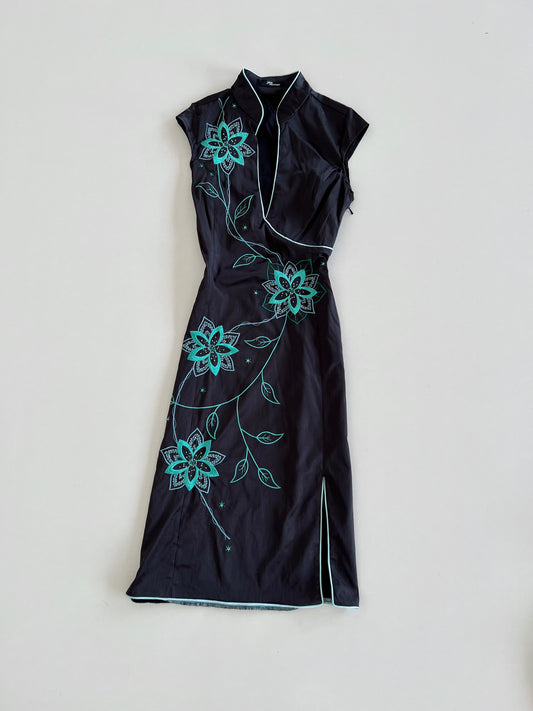 Jane Norman Embroidered Dress-Bust 30