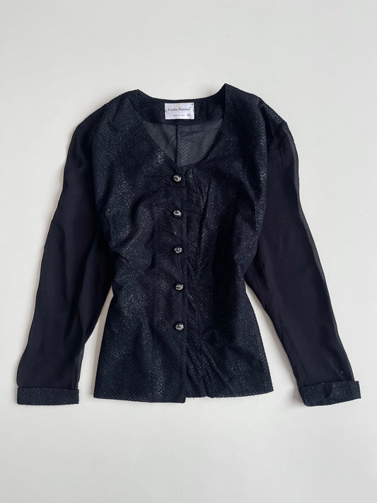 Carla Raveri Sheer Shirt-Bust 40