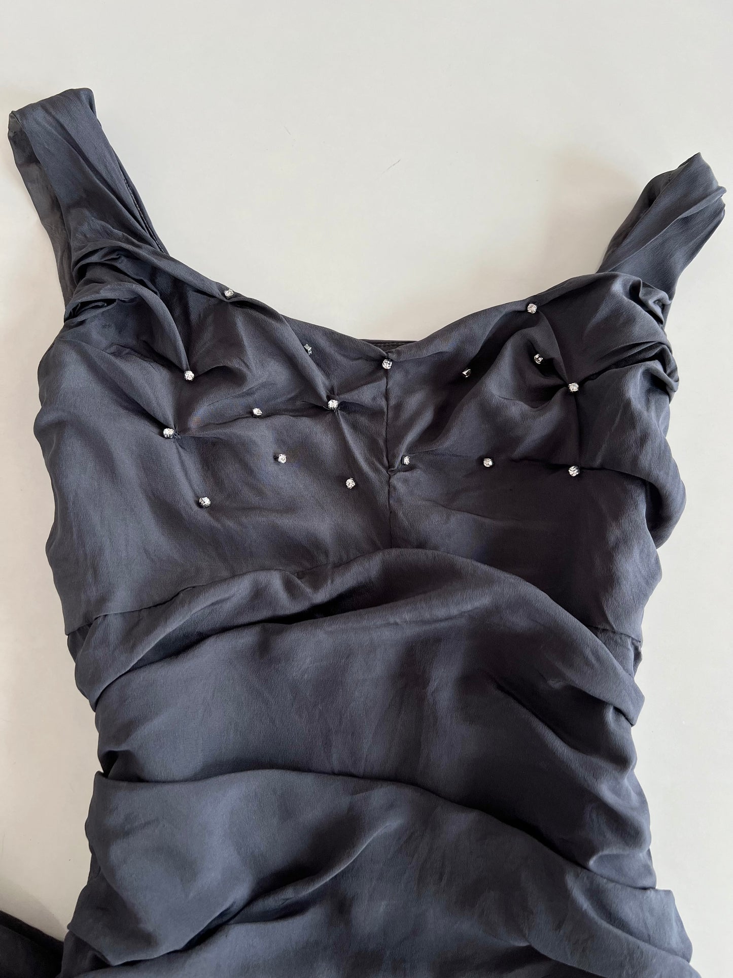 Rhinestone Vintage Dress-Bust 34