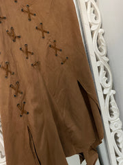 Serena Kay Vintage Suede Skirt-Waist 28