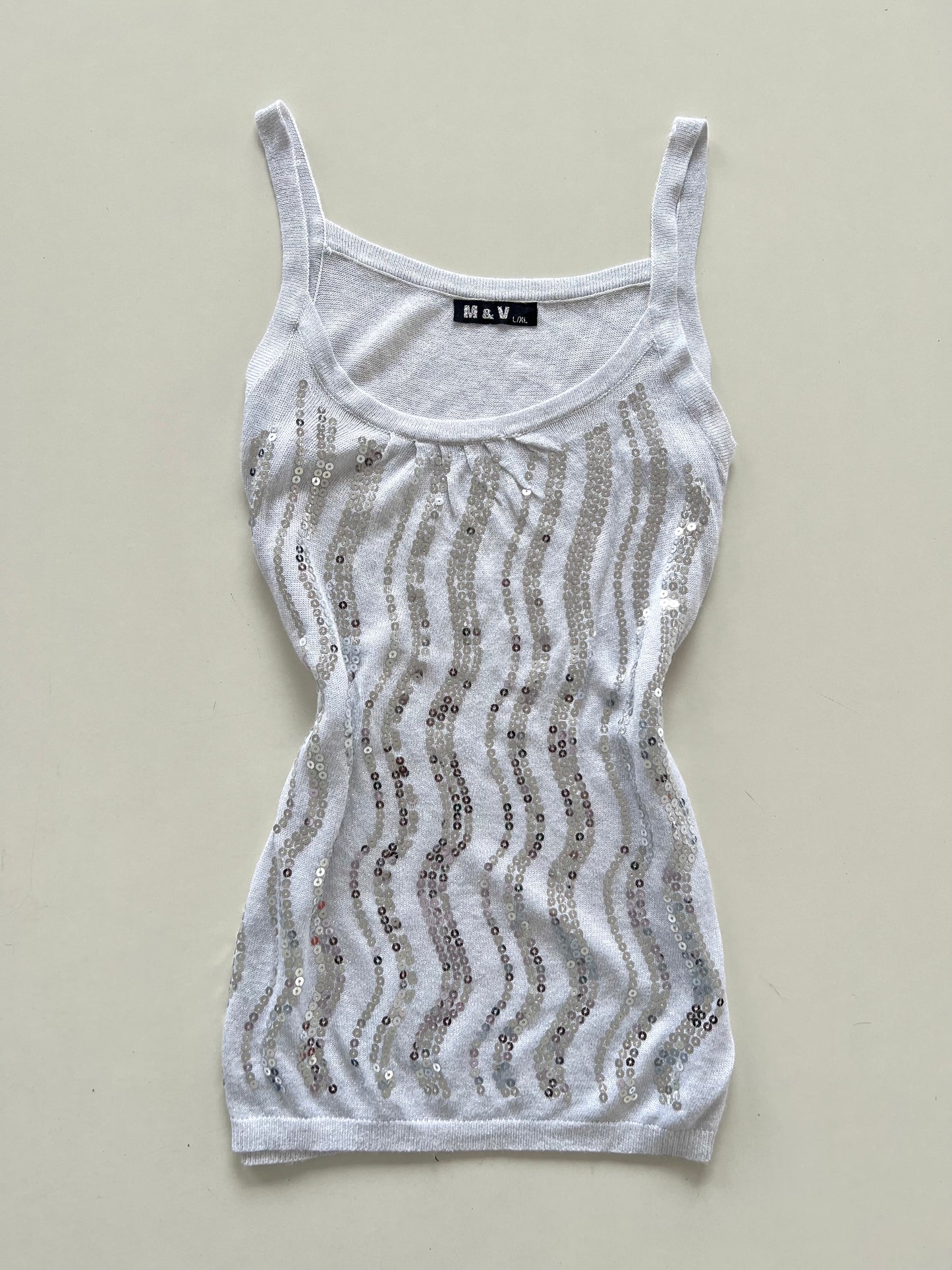 M&V Sequin Top-Bust 32 to 34