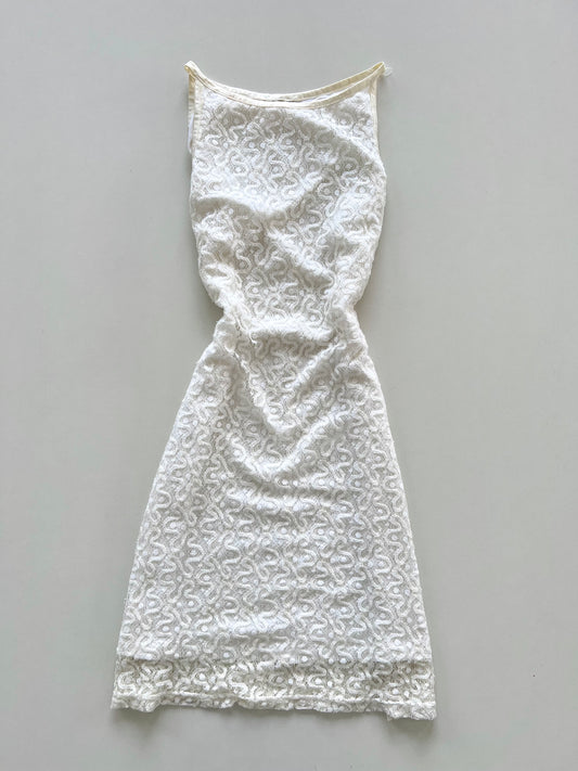 Vintage Lace Dress-Bust 34