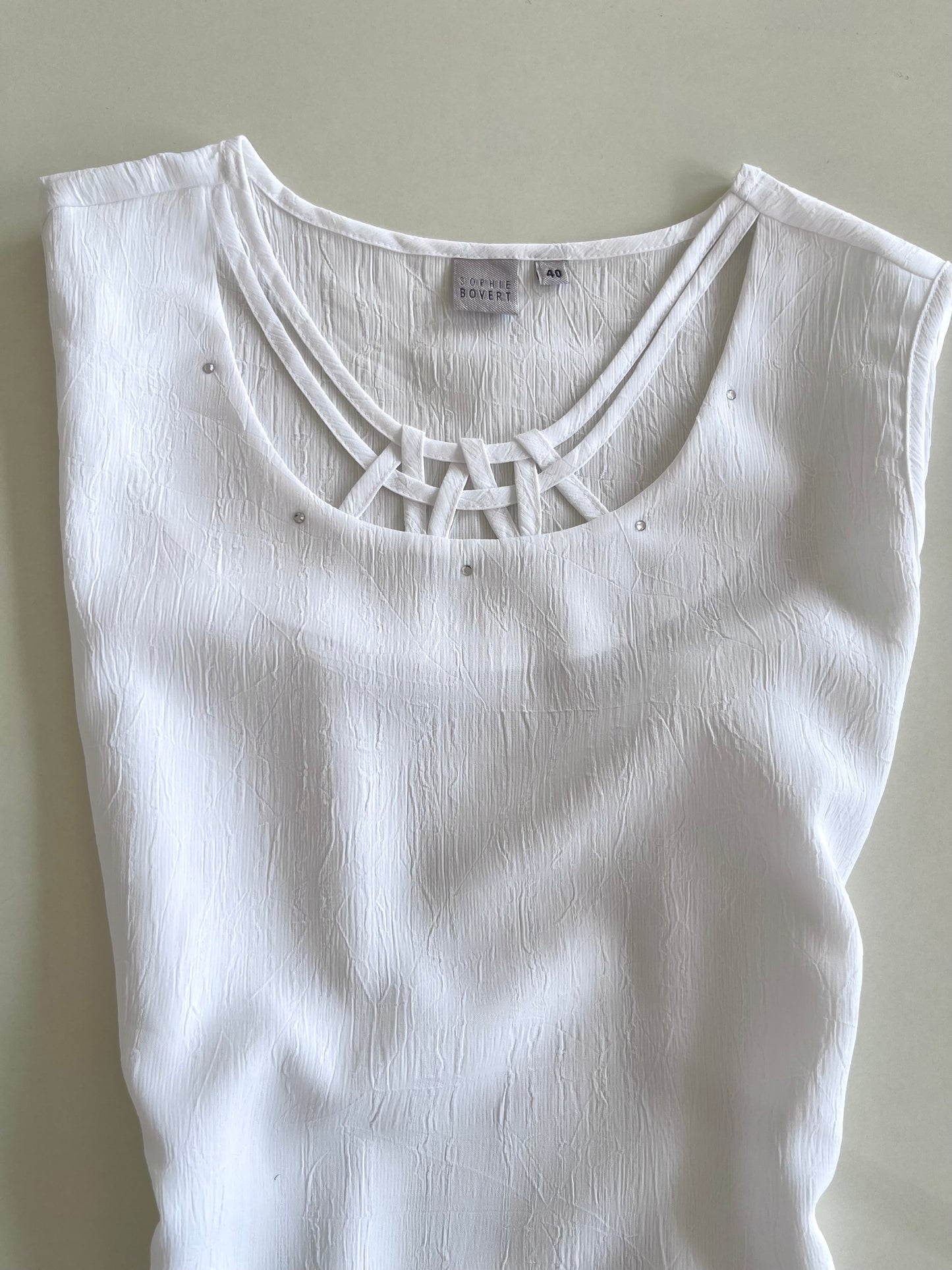 Sophie Bovert Sheer Vintage Top-Bust 40