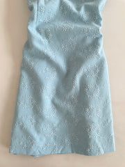 Baby Blue Vintage Dress -Bust 40