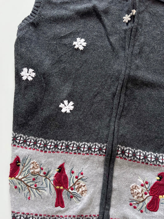 Southern Lady Embroidered Zipper-Bust 54