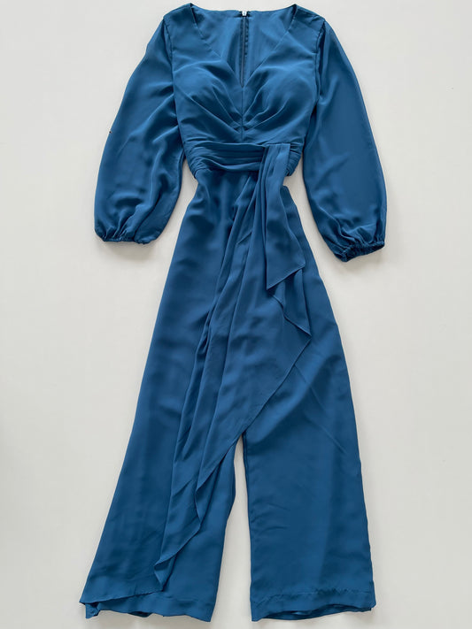 Ocean Blue Vintage Jumpsuit-Bust 38