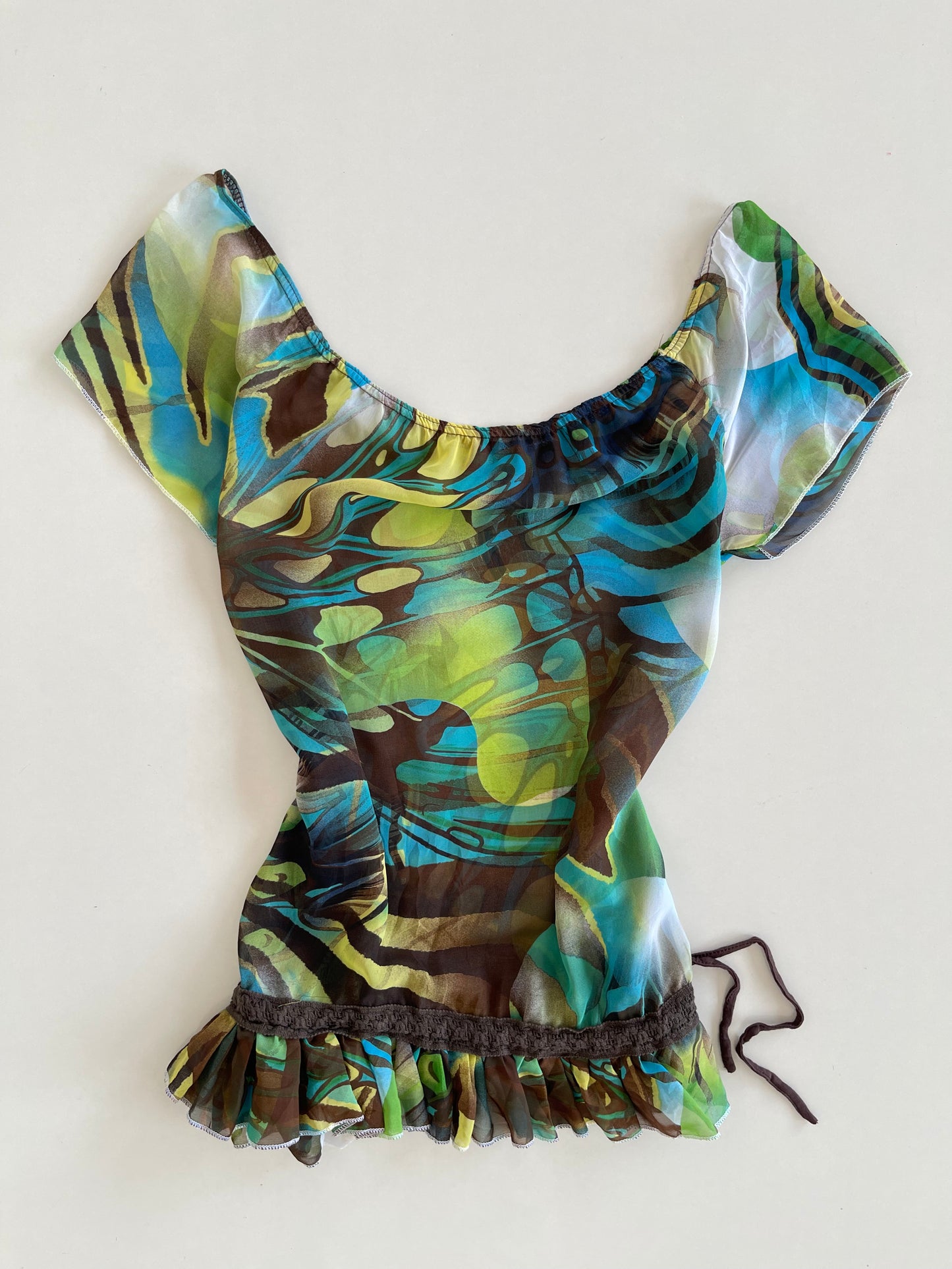 Vintage Sheer Top-Bust 36