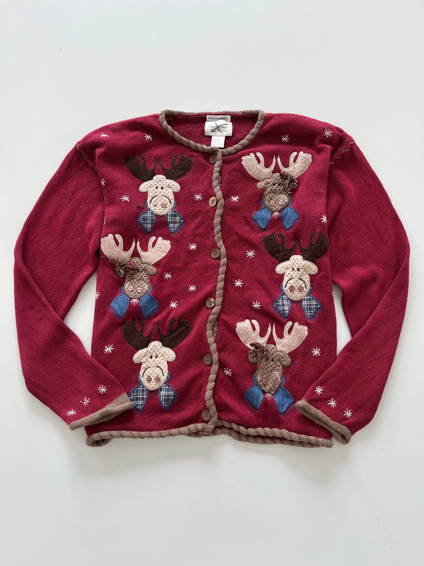 Christopher&Banks Christmas Sweater-Bust 42