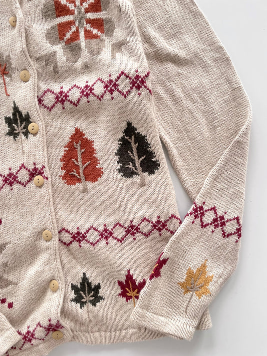 Christopher & Banks Hand Embroidered Sweater-Bust 46