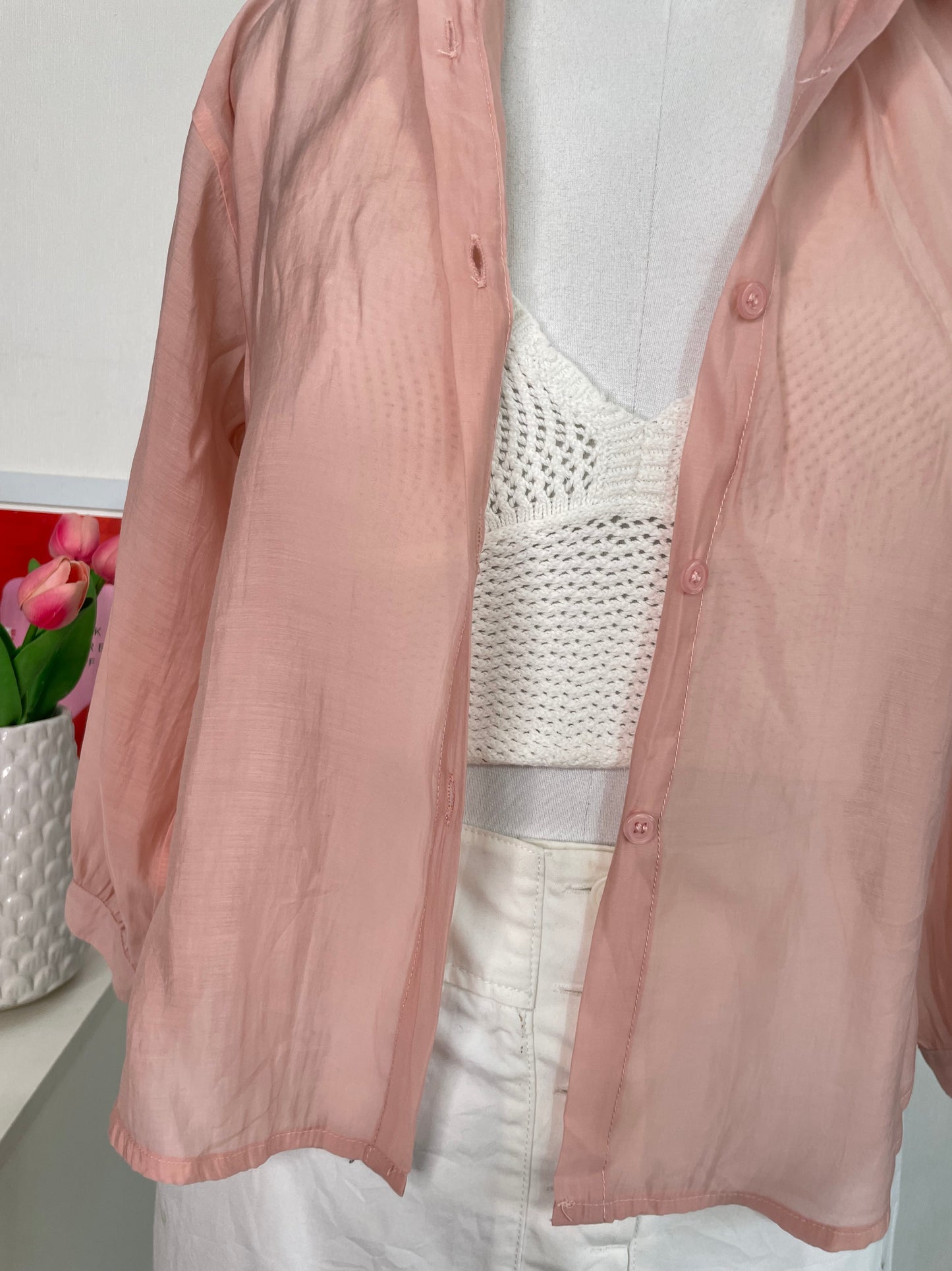 Sheer Shirt-Chest 38