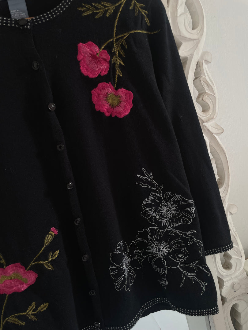 Koret Embroidered Vintage Sweater-Bust 42