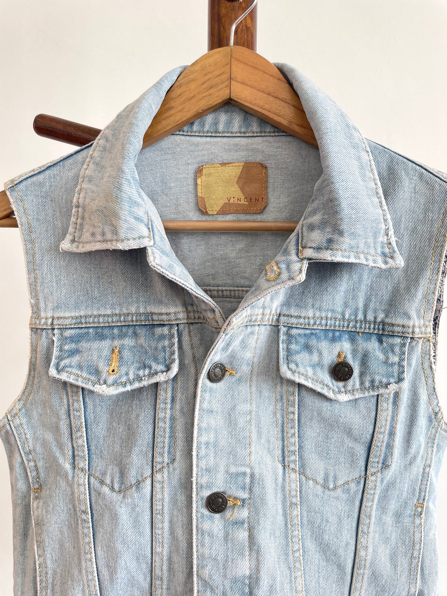 Vincent Denim Vest-Chest 34