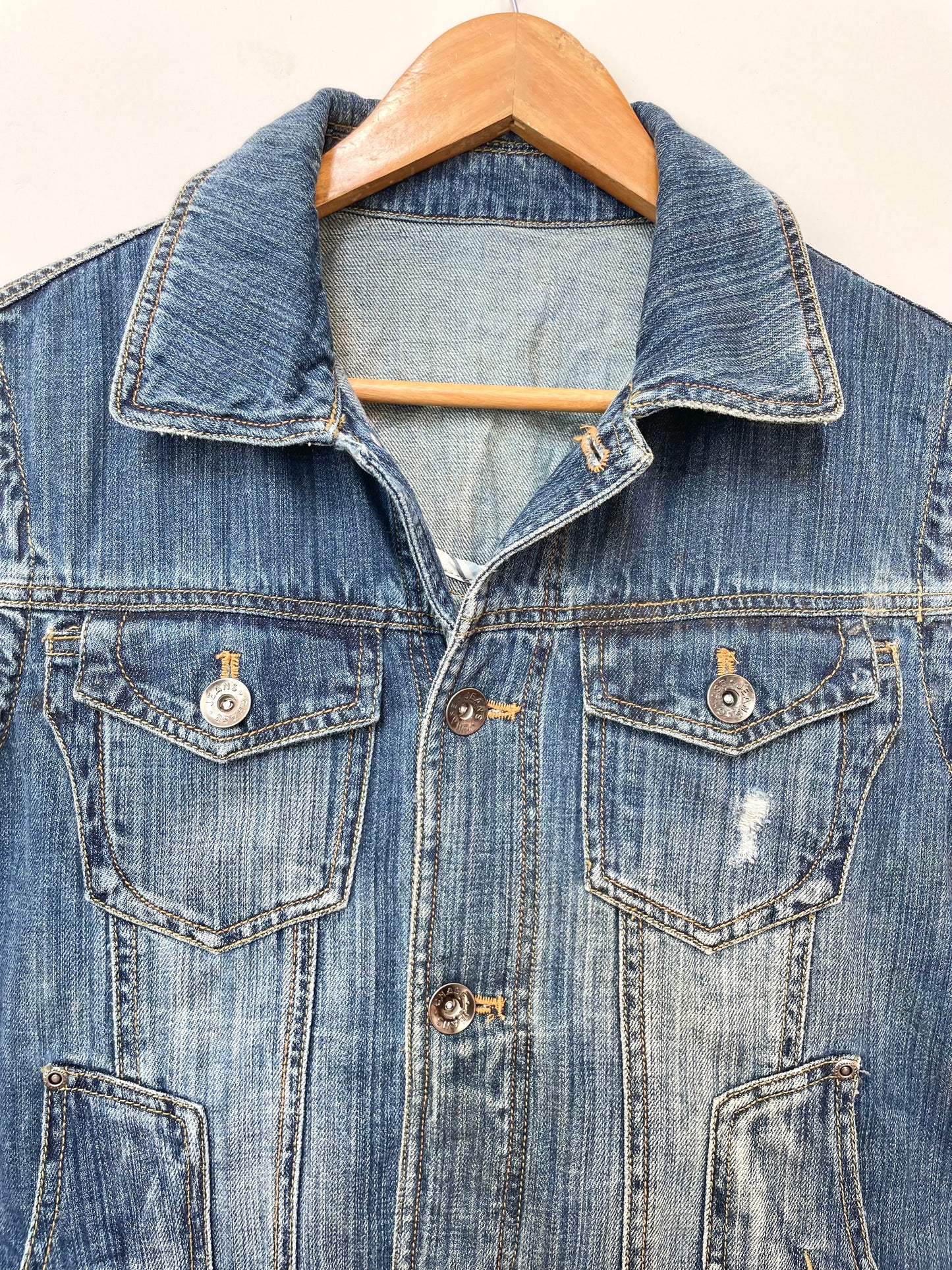 Denim Vest-Bust 38
