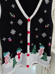 Holiday Editions Christmas Sweater Vest-Bust 44