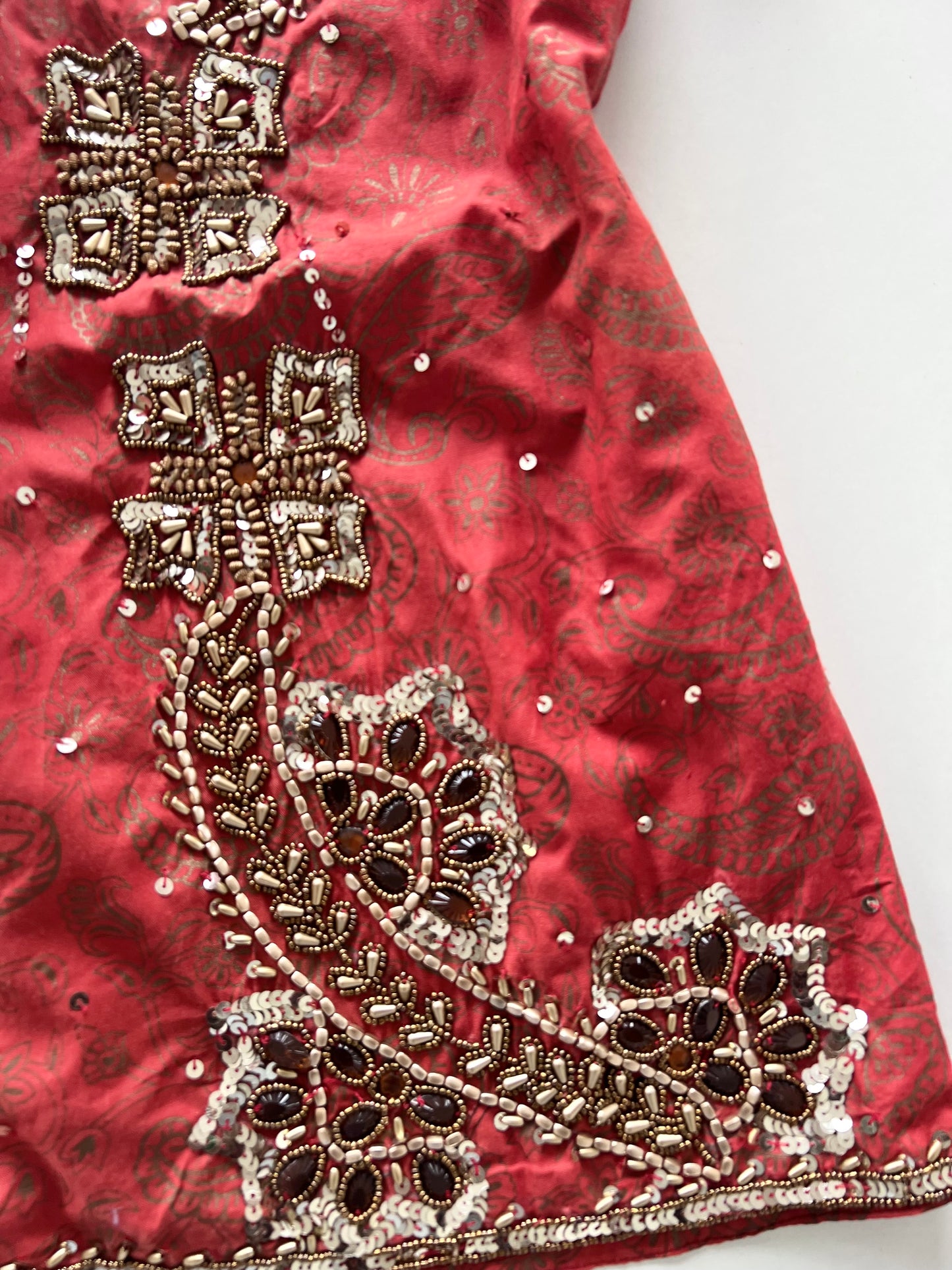 Hand Embroidered Top-Bust 32