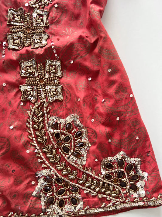 Hand Embroidered Top-Bust 32