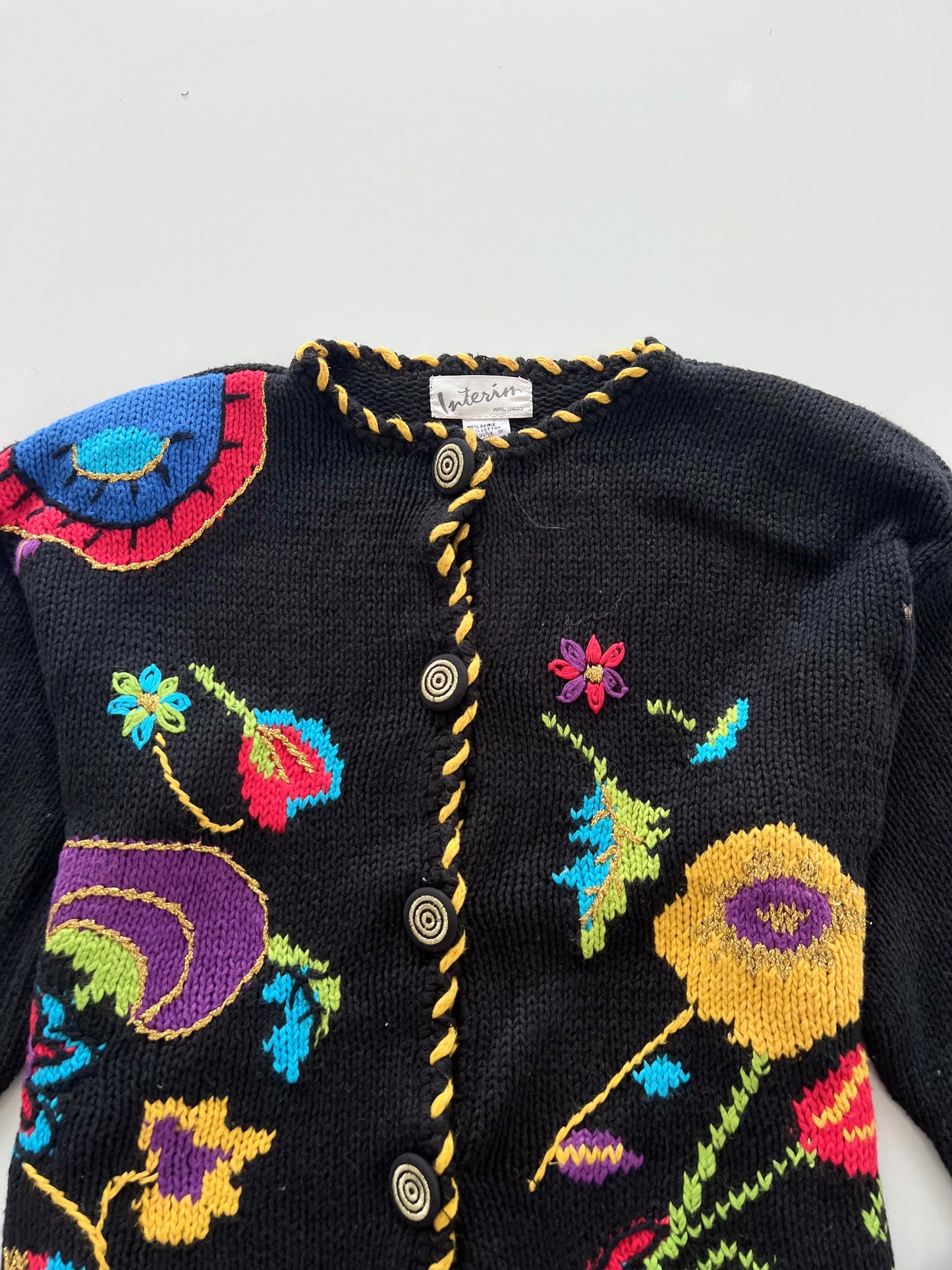 Interin Embroidered Sweater-Bust 40