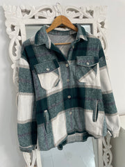 Super Thick Warm Shacket-Chest 44