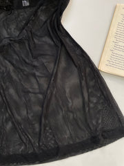 Silk & Satin Lingerie Lace Sheer Dress -Bust 28 to 30