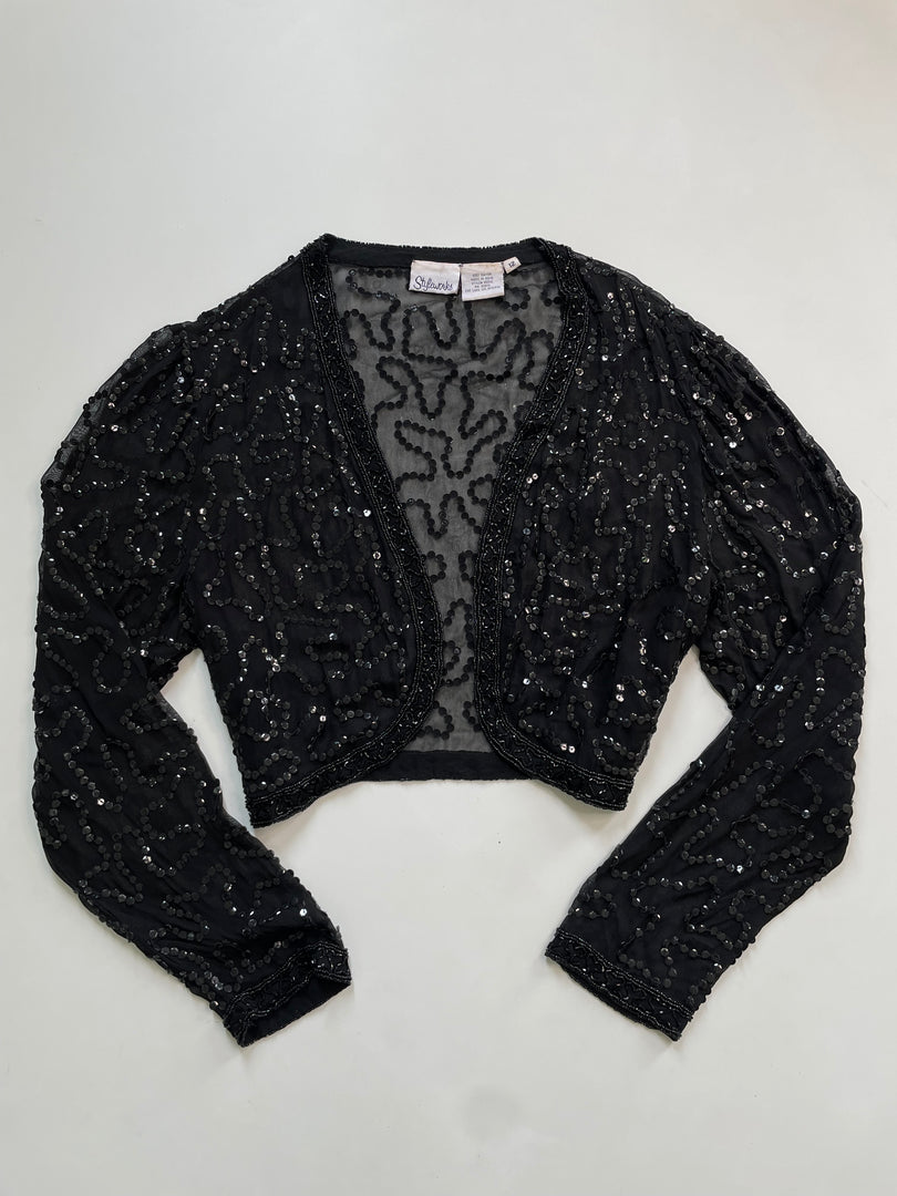 Styleworks Embroidered Sequin Top-Bust 38