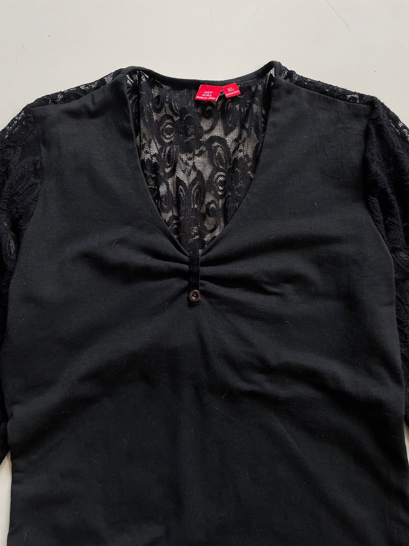 Net Girl Lace Top-Bust 34 to 36