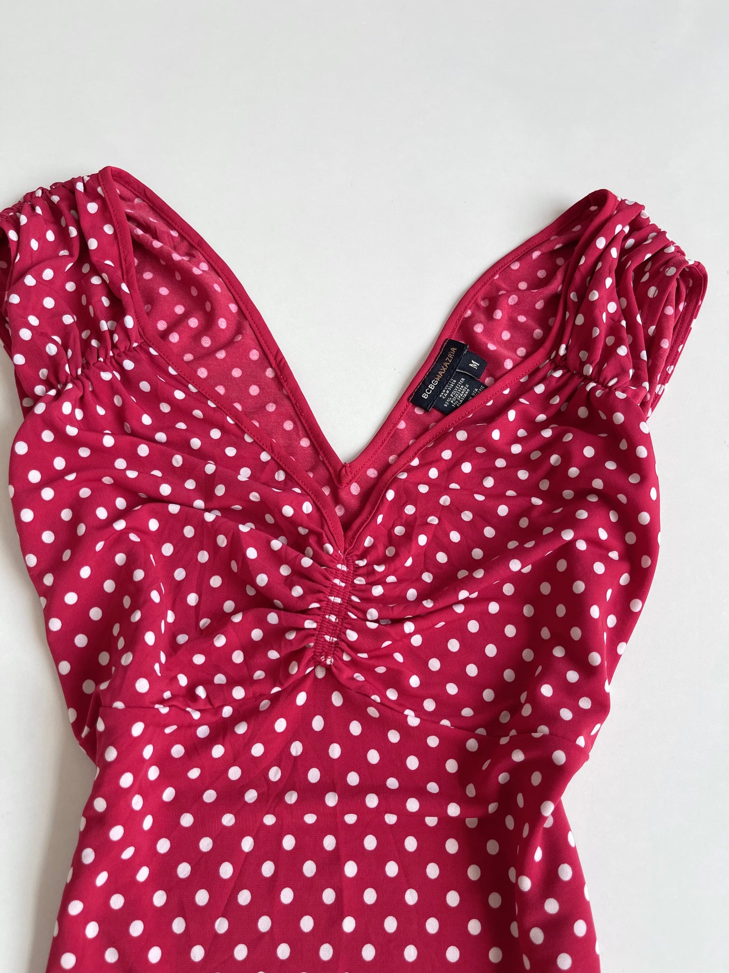 Bcbg Maxzaria Polka Dot Top-Bust 34 to 36