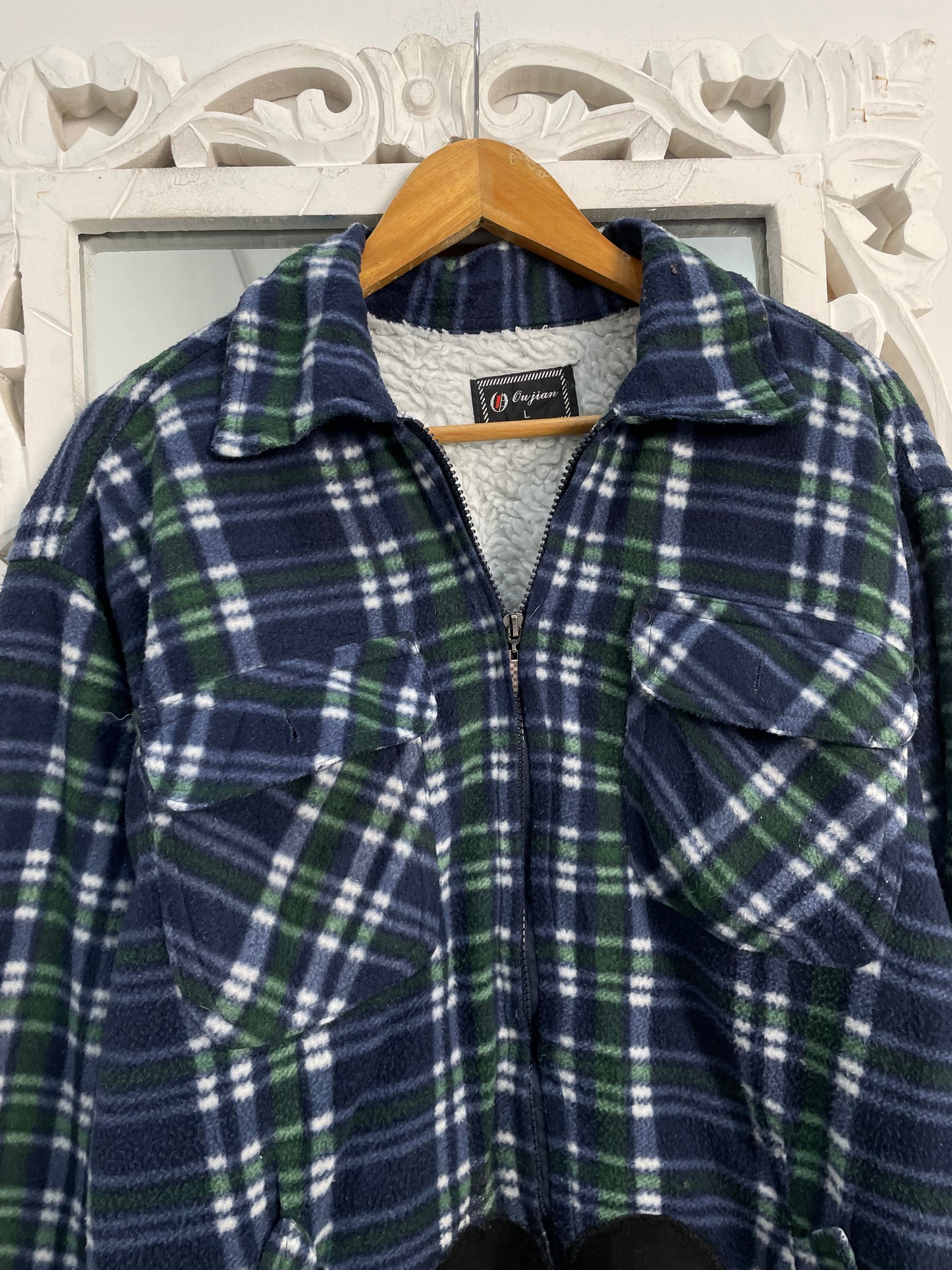 Super Thick Inner Furr Shacket-Chest 46