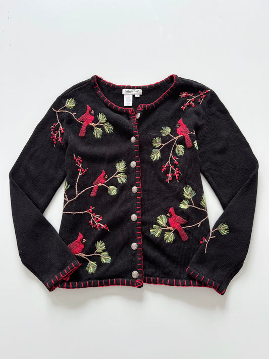Coldwater Creek Embroidered Sweater-Bust 40