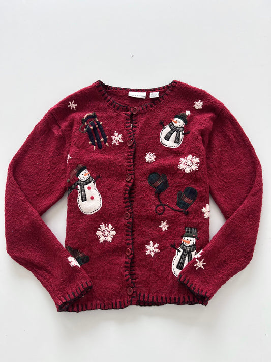 Croft&Barrow Embroidered Christmas Cardigan-Bust 44