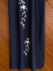 Chinese Sheer Embroidered Kurta-Bust 38