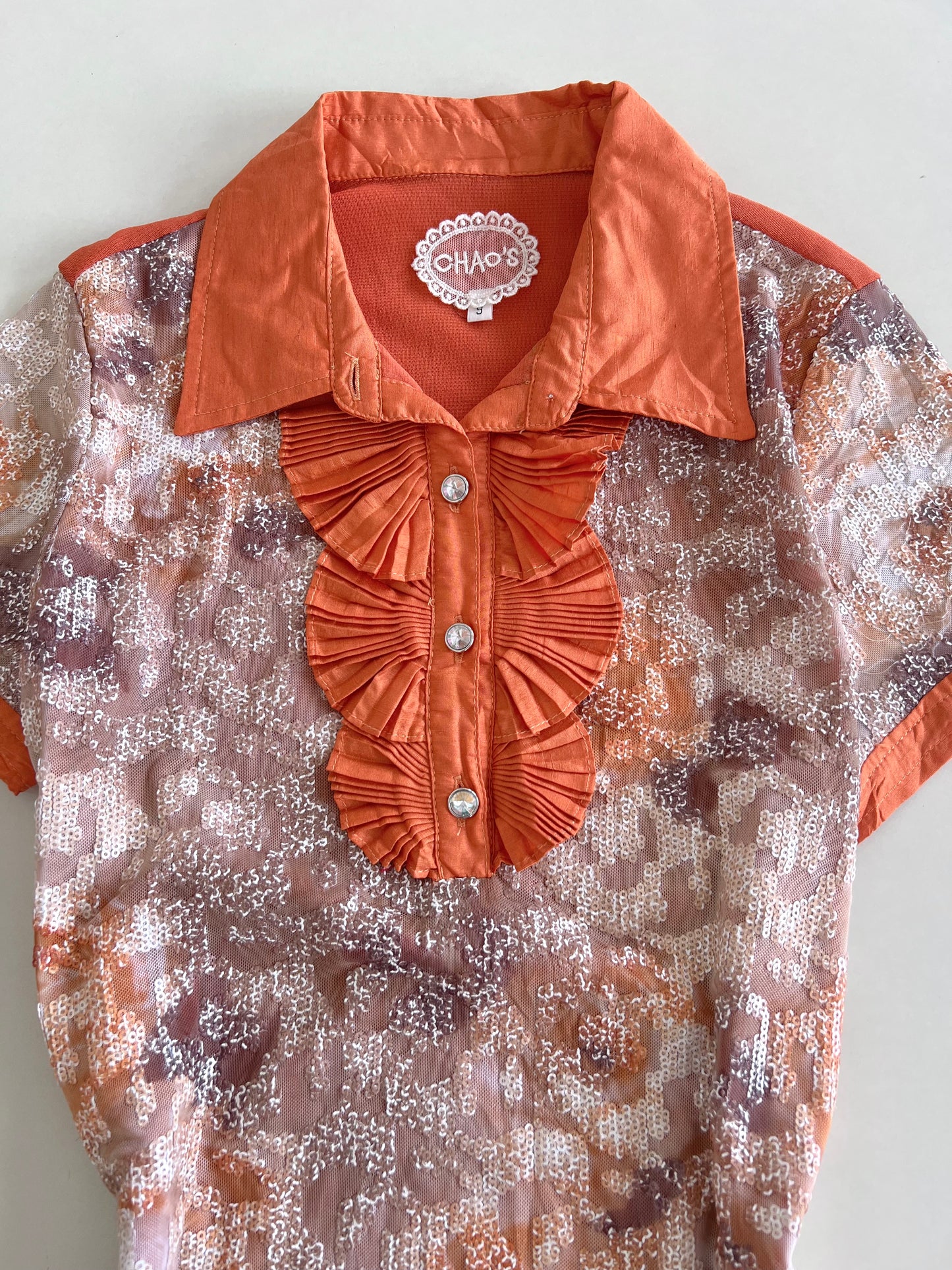 Chao’s Sequin Vintage Top-Bust 34