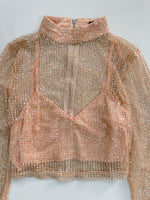 Load image into Gallery viewer, Misguided Shimmer Top-Bust 36
