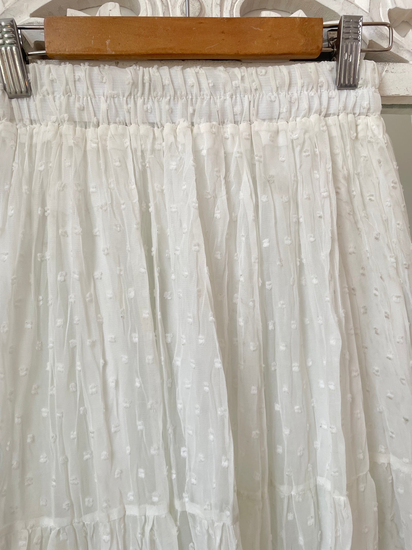 Milky White Prairie Skirt-Waist 26 to 32
