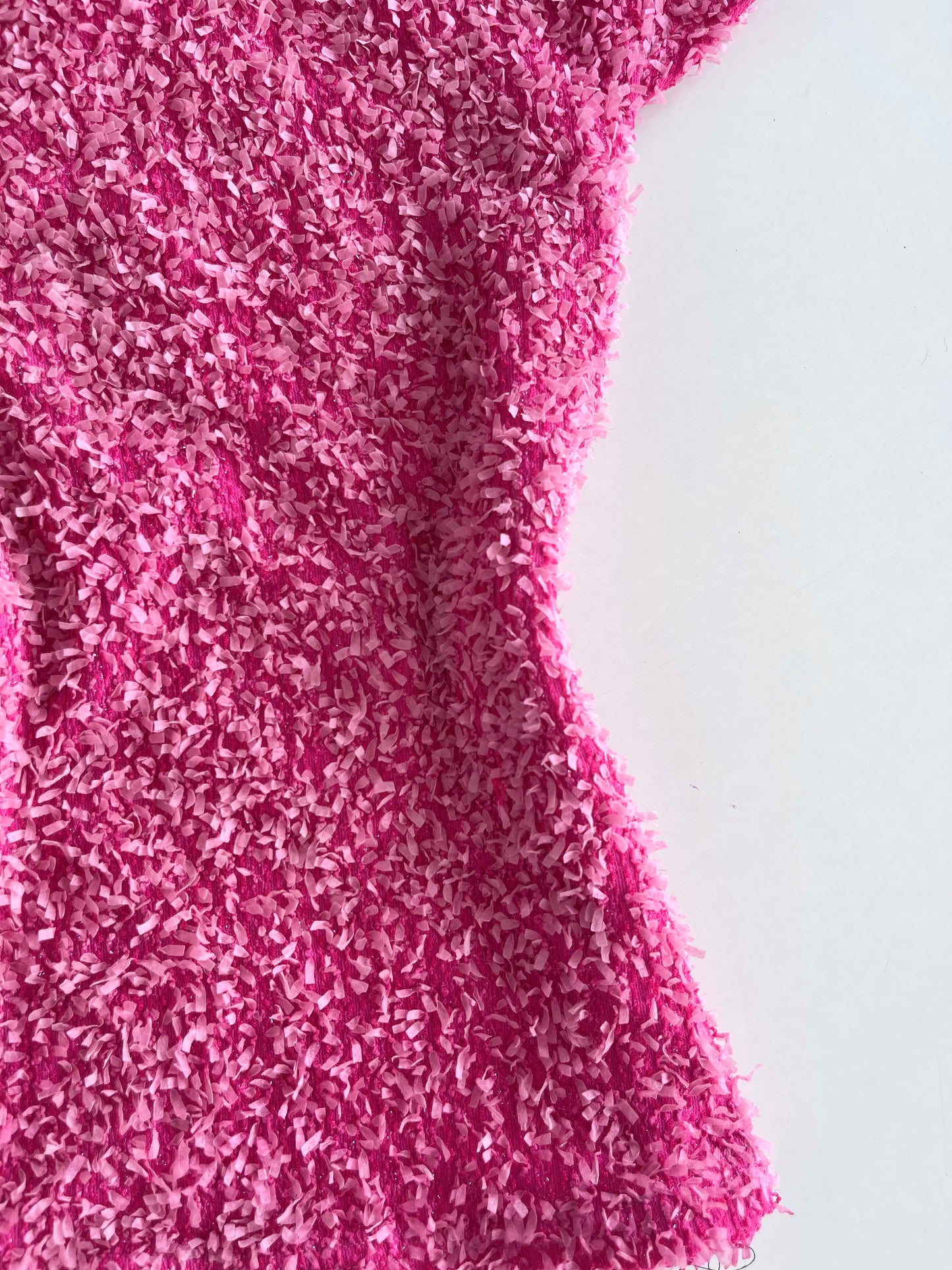 Vintage Textured Pink Top-Bust 34 to 36