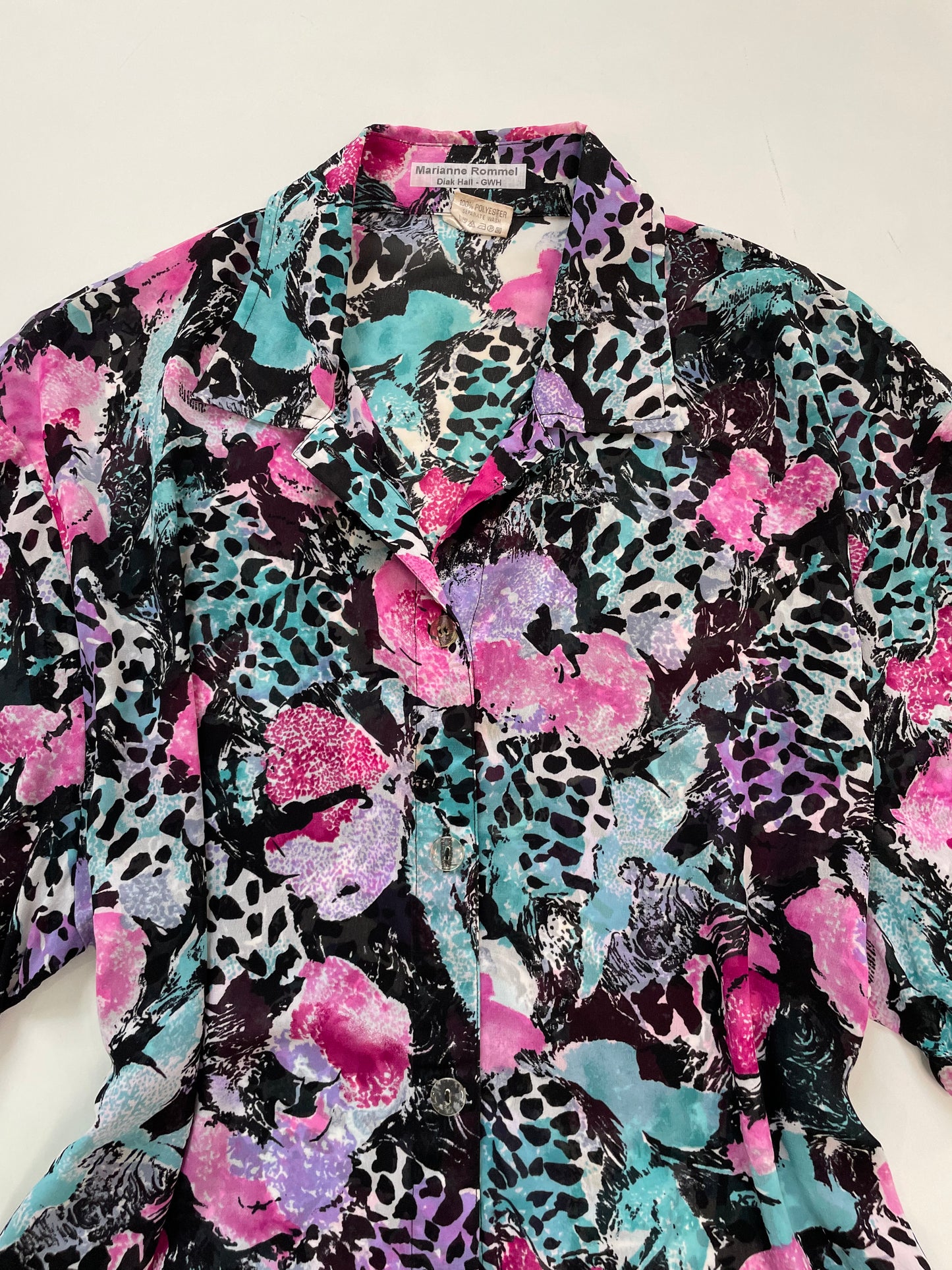 Abstract Sheer Shirt-Bust 46