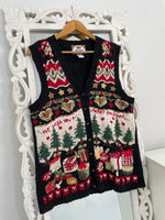 Load image into Gallery viewer, Tiara Christmas Sweater Vest-Bust 40
