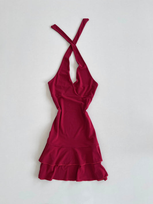 Halter Neck Vintage Dress-Bust 26 to 28