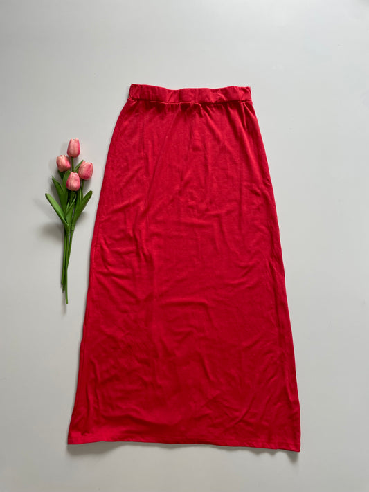 XXI WAIST SCARLET SKIRT - 26 TO 28