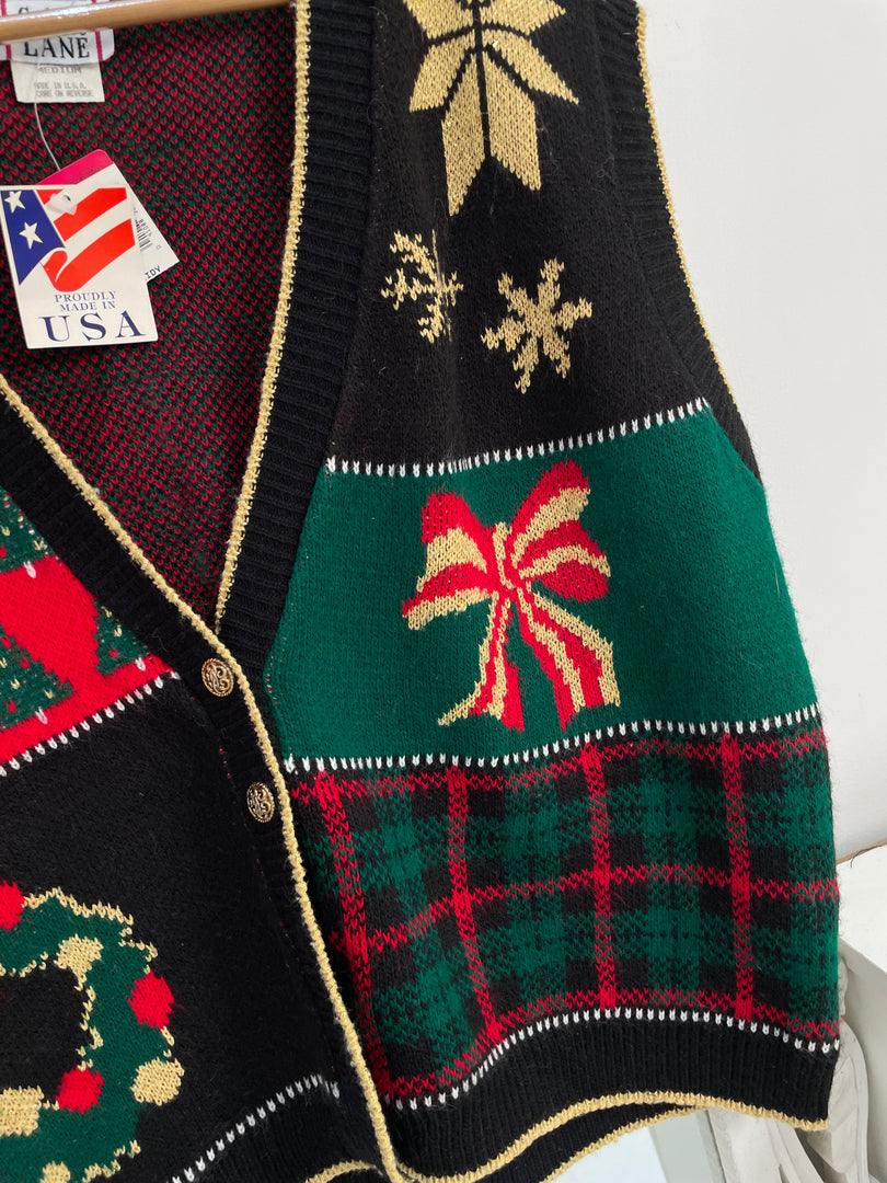 Christmas Sweater Vest-Bust 48