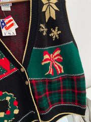 Christmas Sweater Vest-Bust 48