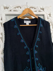 Alfred Dunner Christmas Sweater Vest-Bust 42