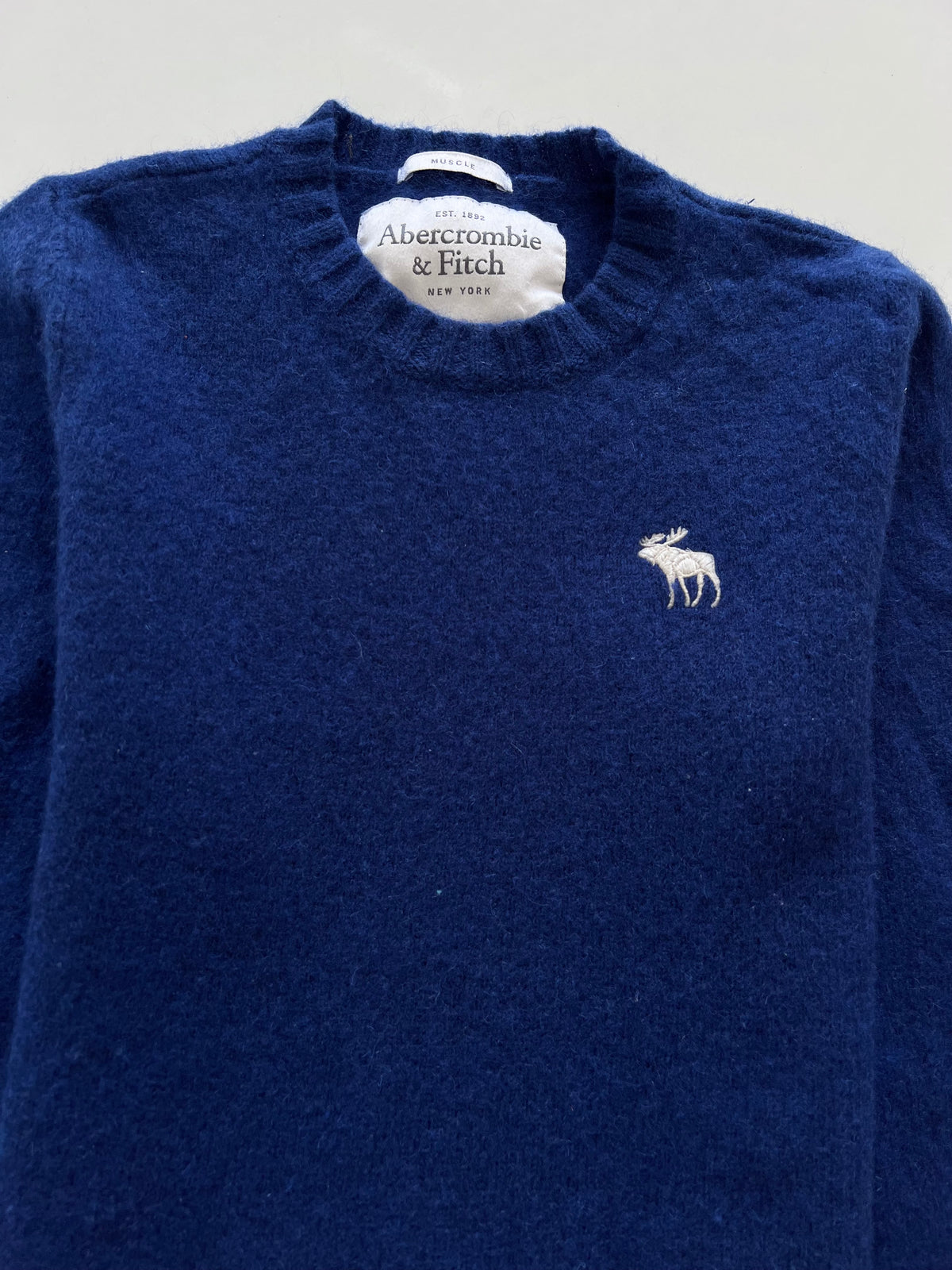 Abercrombie & Fitch 100% Wool Vintage Sweater-Bust 34