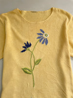 Load image into Gallery viewer, Vintage Embroidered Sweater Vest-Bust 42
