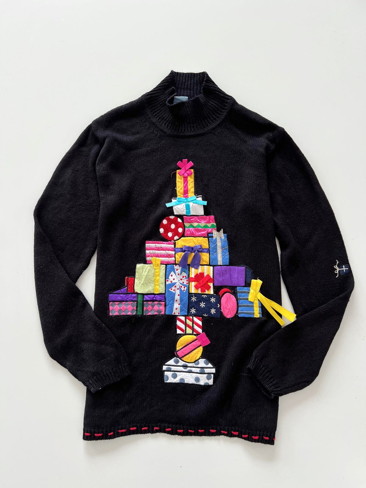 Holiday Editions Embroidered Christmas Sweater-Bust 46
