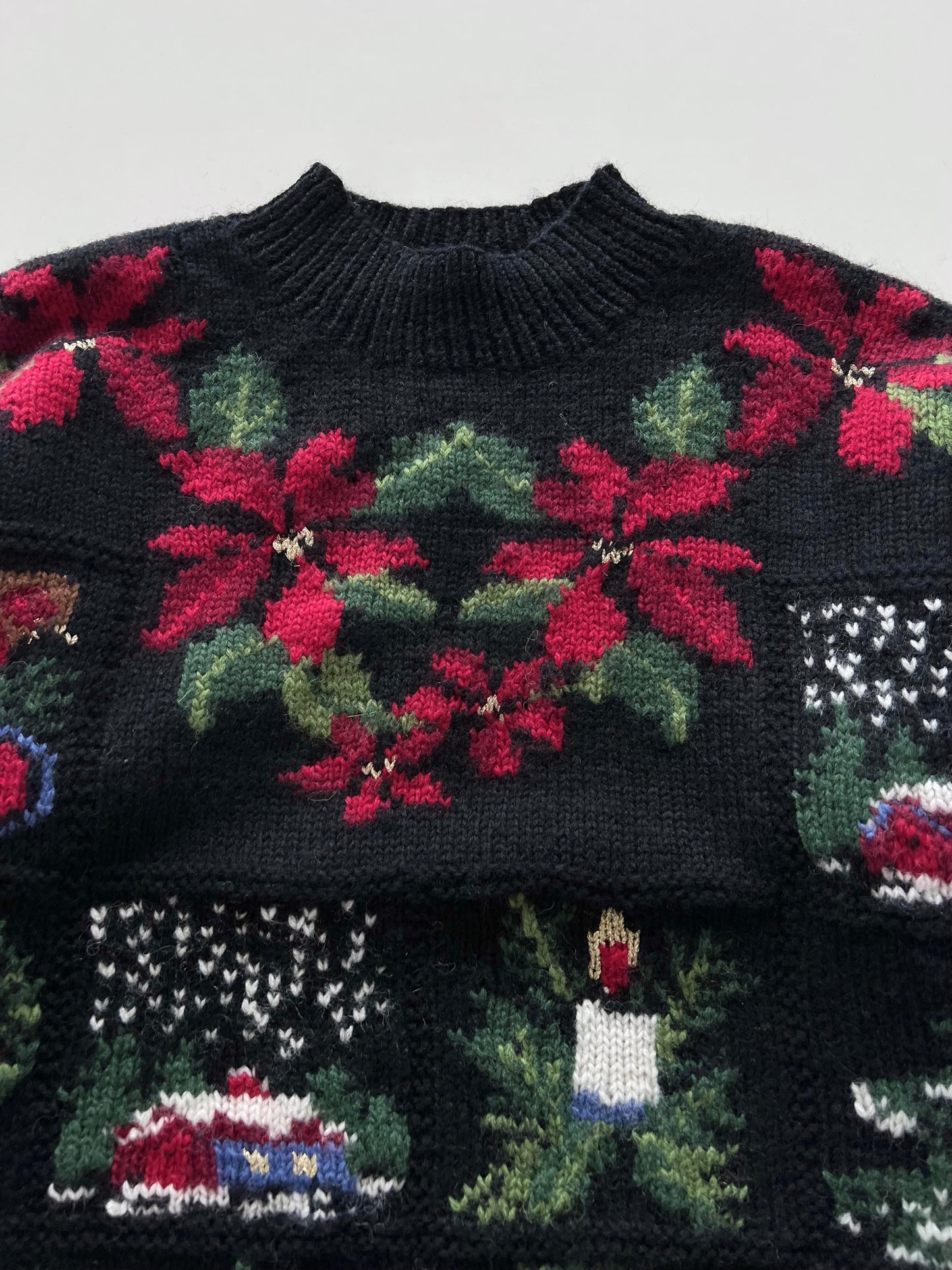Chelsea Cambell 100% Wool Christmas Sweater-Bust 44